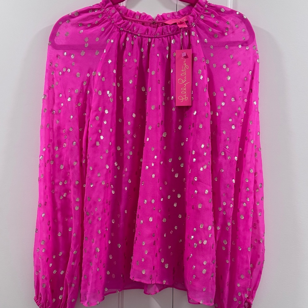 Lilly Pulitzer Silk Top - Size M